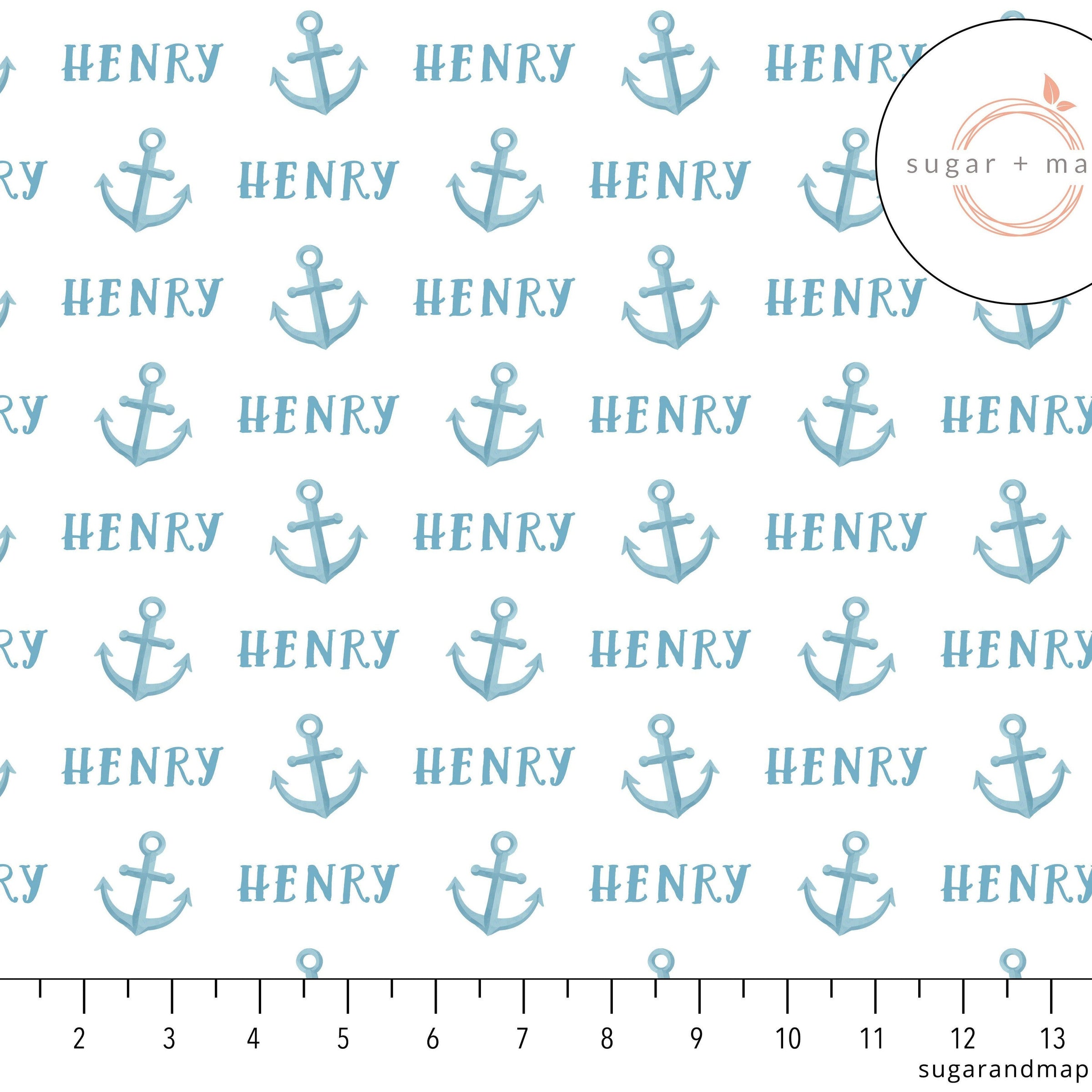 Sugar + Maple Personalized Stretchy Blanket | Anchor