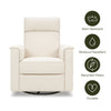 Namesake Willa Deluxe Power Recliner and Swivel Glider with Heat + Massage
