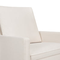 Babyletto Cali Pillowback Chair and a Half Glider in Eco-Performance Fabric | Water Repellent & Stain Resistant