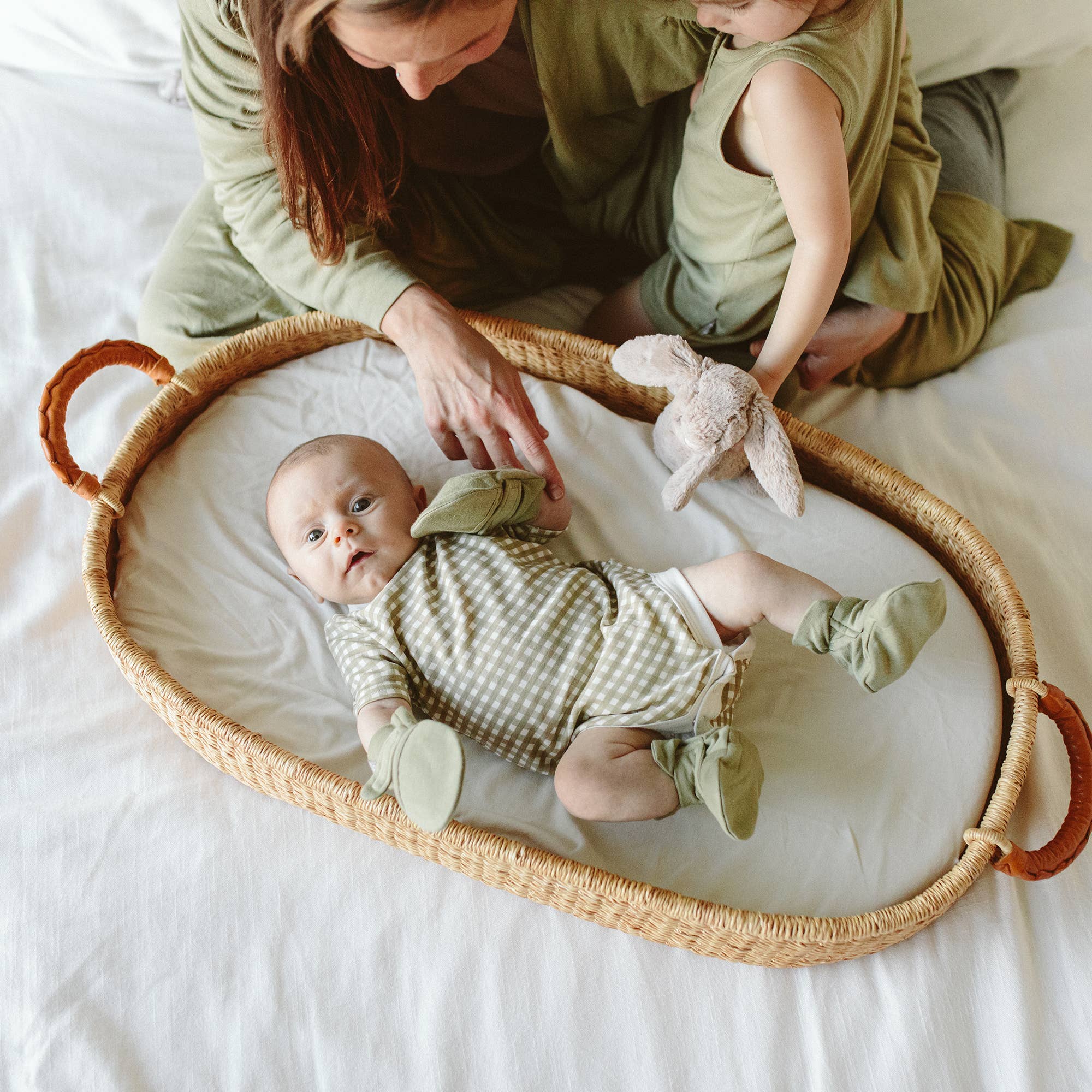 STAY ON BABY MITTS | ARTICHOKE