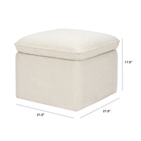 Babyletto Cali Storage Ottoman in Boucle