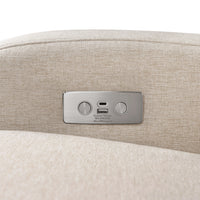 Babyletto Nami Electronic Recliner and Swivel Glider Recliner with USB port