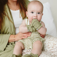 STAY ON BABY MITTS | ARTICHOKE