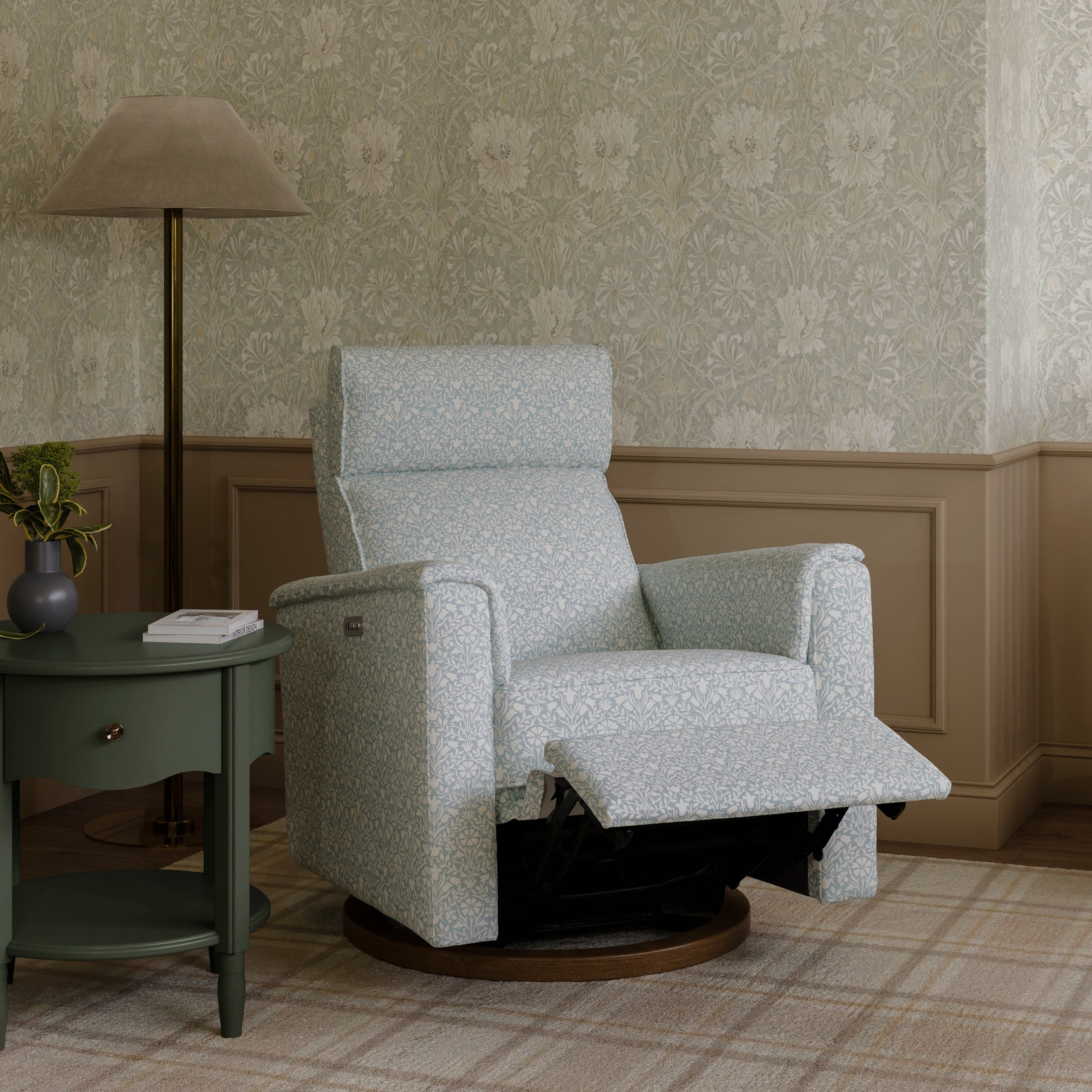 Morris & Co. x Namesake Willa Plus Power Glider Recliner w/ Power Headrest