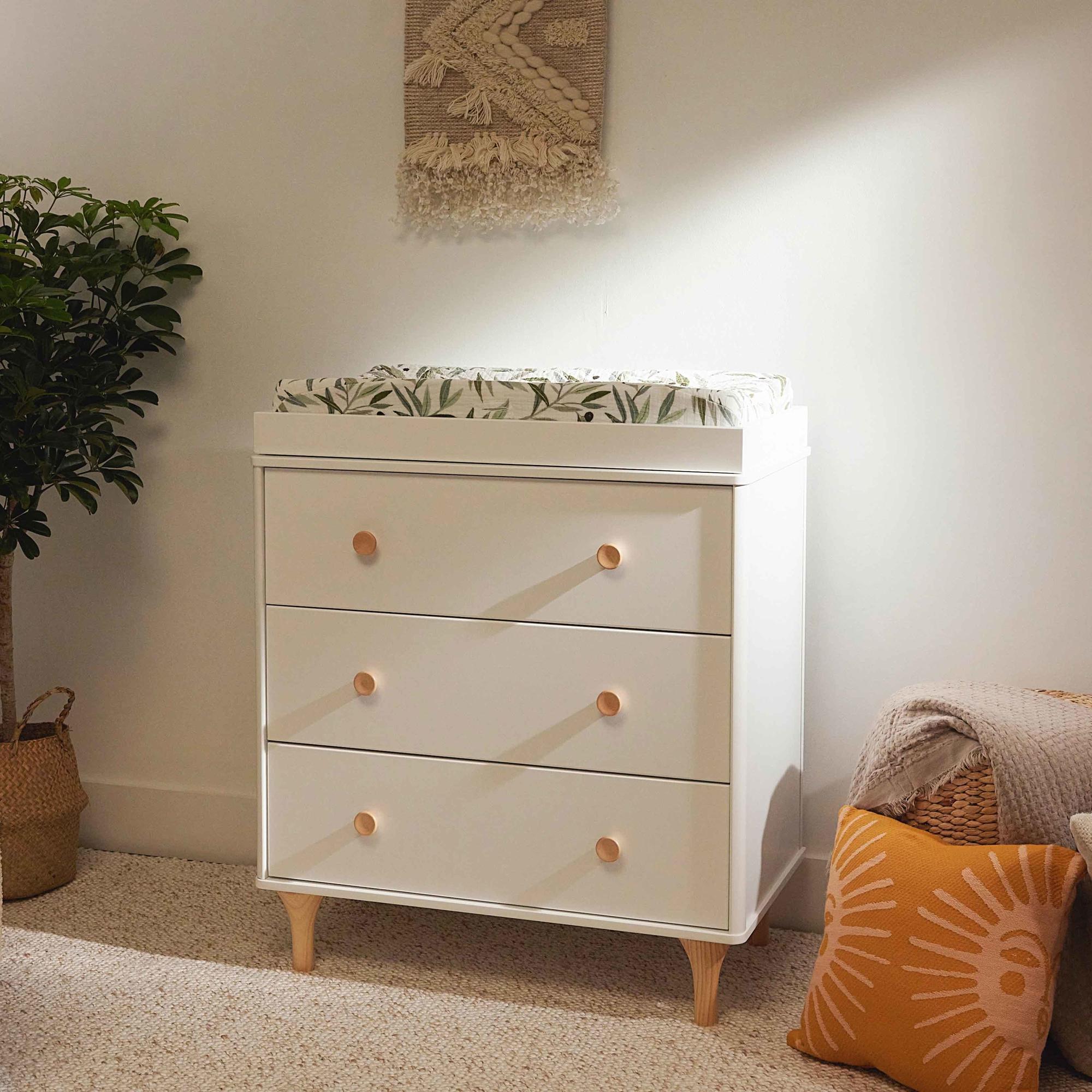 Babyletto Lolly 3-Drawer Changer Dresser with Removable Changing Tray (RTA)