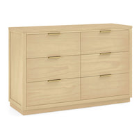 Delta Children Forever 6-Drawer Dresser with Interlocking Drawers | Naturals Collection