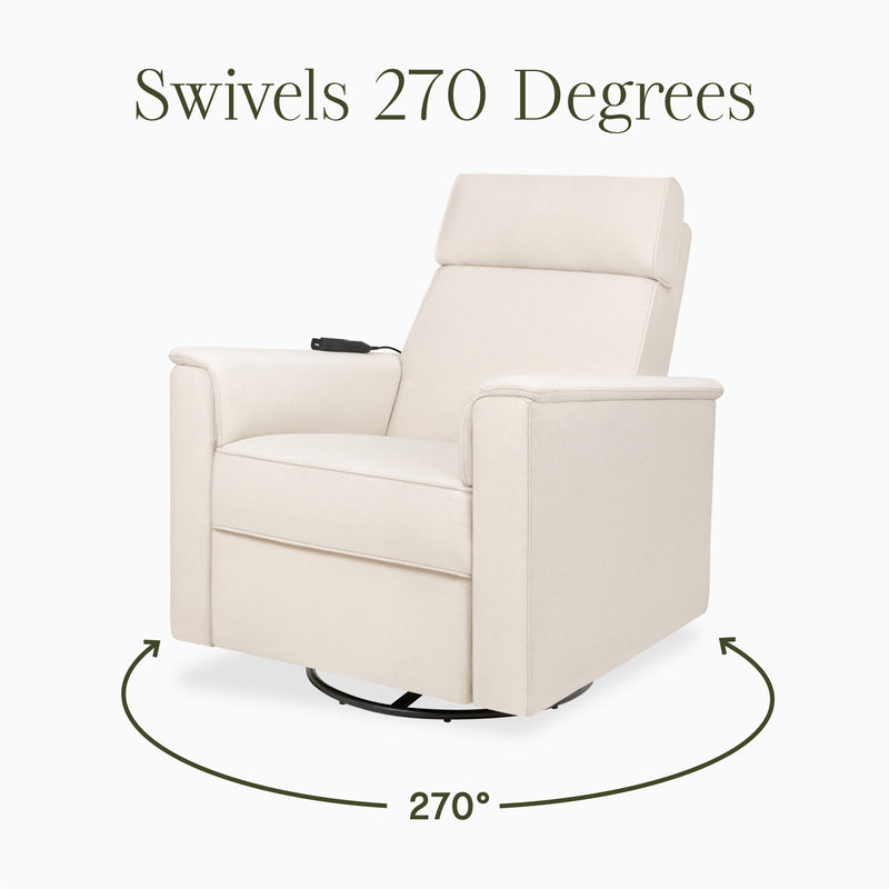 Namesake Willa Deluxe Power Recliner and Swivel Glider with Heat + Massage