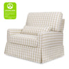 Namesake Crawford Pillowback Chair and a Half Comfort Swivel Glider