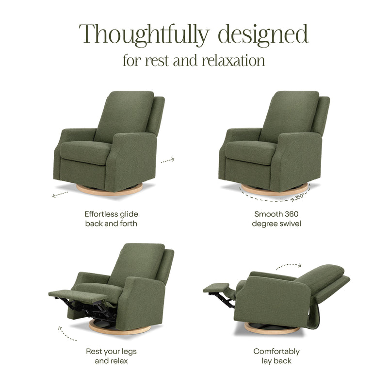 Namesake Crewe Recliner and Swivel Glider