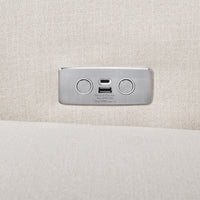 Monogram by Namesake Monroe Power Recliner and Swivel Glider