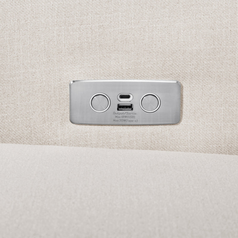 Monogram by Namesake Monroe Power Recliner and Swivel Glider