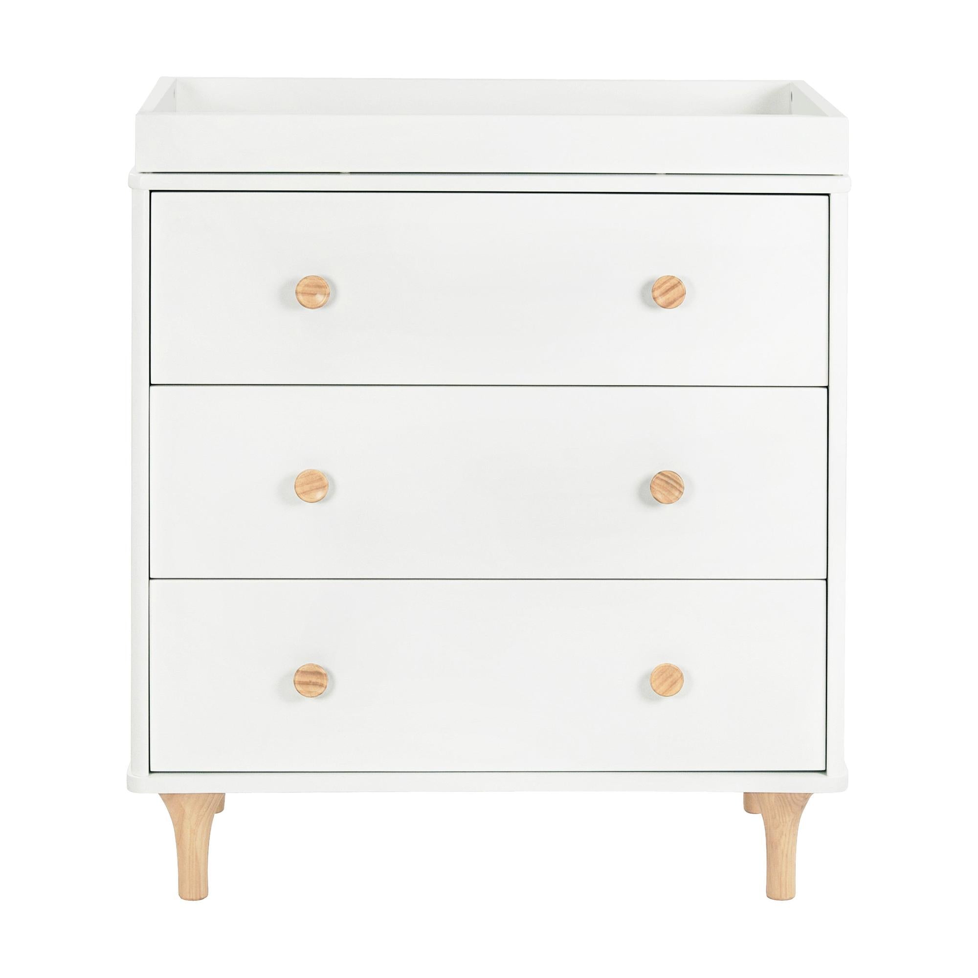 Babyletto Lolly 3-Drawer Changer Dresser with Removable Changing Tray (RTA)