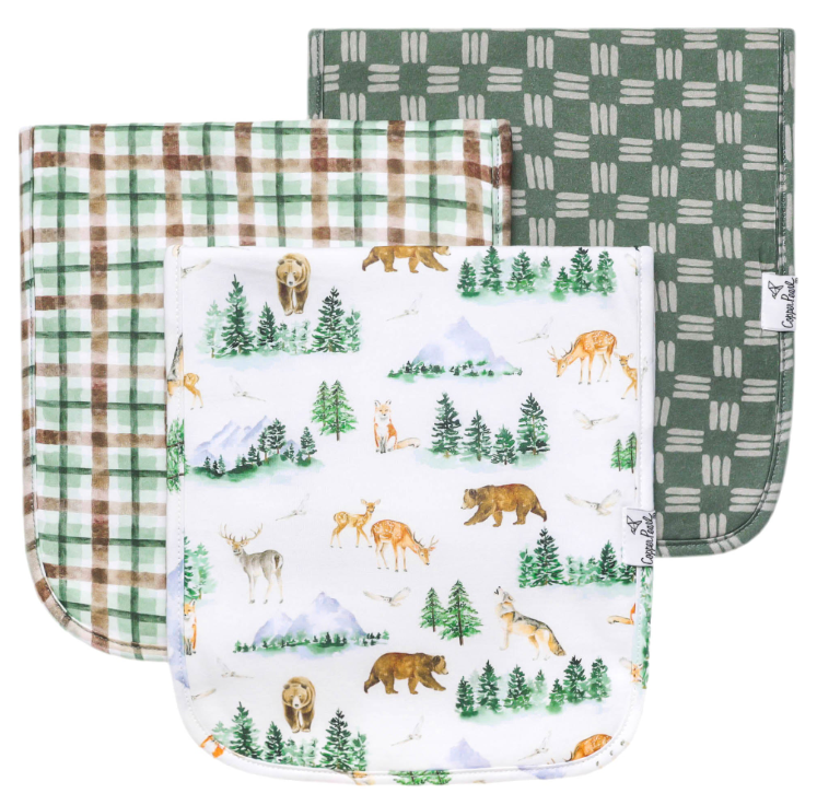 Copper Pearl Premium Burp Cloths | Grayson