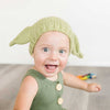 Huggalugs Green Alien Knit Beanie Hat