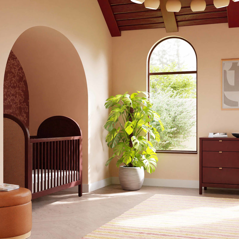 Babyletto Bondi Cane 3-in-1 Convertible Crib with Toddler Bed Conversion Kit