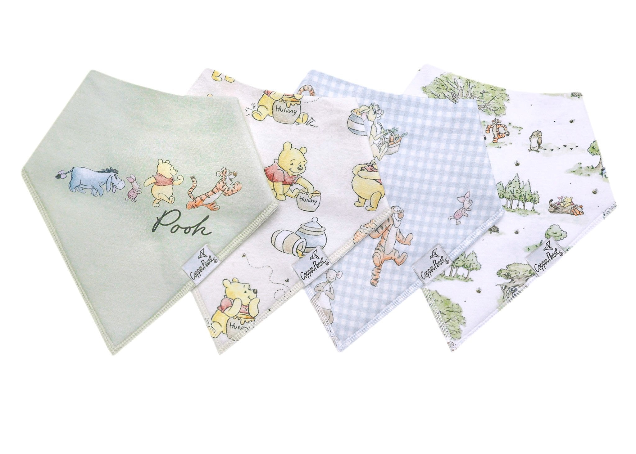 Copper Pearl Baby Bandana Bibs | Hundred Acre Woods