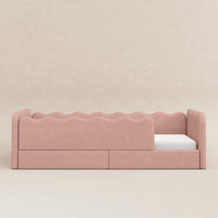 Babyletto Rizo Montessori-Inspired Twin Floor Bed with Guardrails