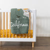 Babyletto Golden Hour Mini Crib Sheet in GOTS Certified Organic Muslin Cotton