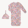 Magnetic Me Isla Cozy Sleeper Modal Magnetic Cozy Sleeper Gown + Hat Set