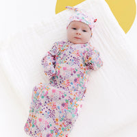 Magnetic Me Isla Cozy Sleeper Modal Magnetic Cozy Sleeper Gown + Hat Set