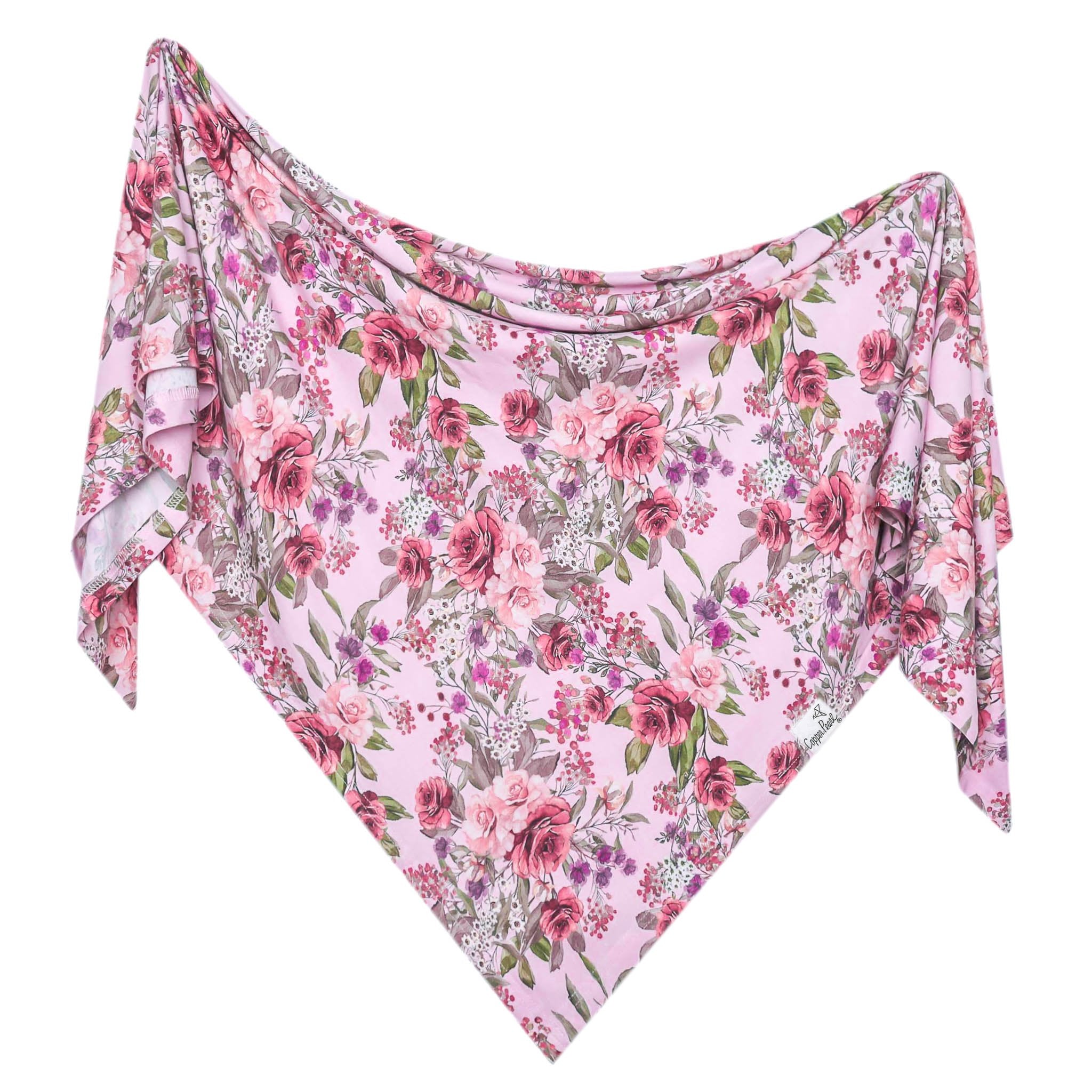 Copper Pearl Knit Swaddle Blanket | Deborah