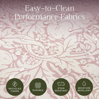 Morris & Co. x Namesake Crawford Pillowback Comfort Swivel Glider