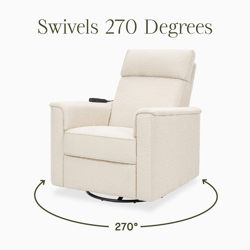 Namesake Willa Deluxe Power Recliner and Swivel Glider with Heat + Massage