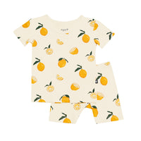 Short Sleeve Pajamas in Lemons
