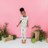 Short Sleeve with Pants Pajamas in Watermelon