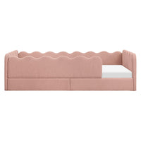 Babyletto Rizo Montessori-Inspired Twin Floor Bed with Guardrails