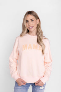 MINI Chenille Sweatshirt - Light Pink