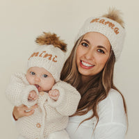 Huggalugs Mini Pecan Beanie Hat