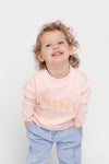 MINI Chenille Sweatshirt - Light Pink