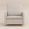 Babyletto Cali Pillowback Chair and a Half Glider in Eco-Performance Fabric | Water Repellent & Stain Resistant