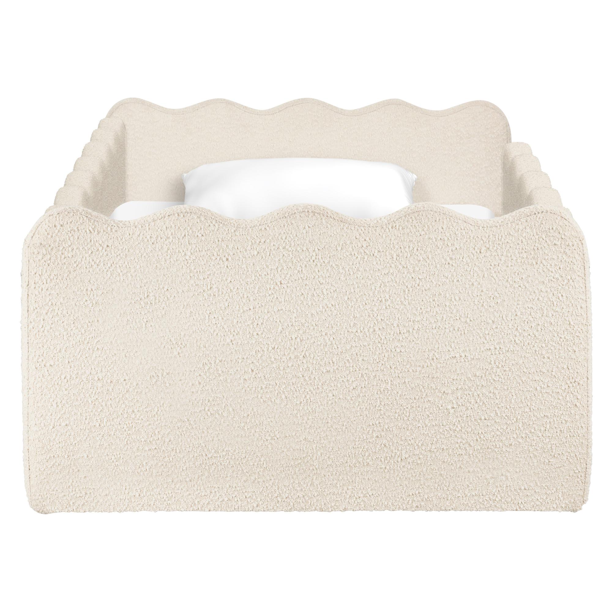 Babyletto Rizo Montessori-Inspired Twin Floor Bed with Guardrails
