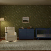 Babyletto Kiwi Deluxe Power Recliner & Swivel Glider with Heat and Massage