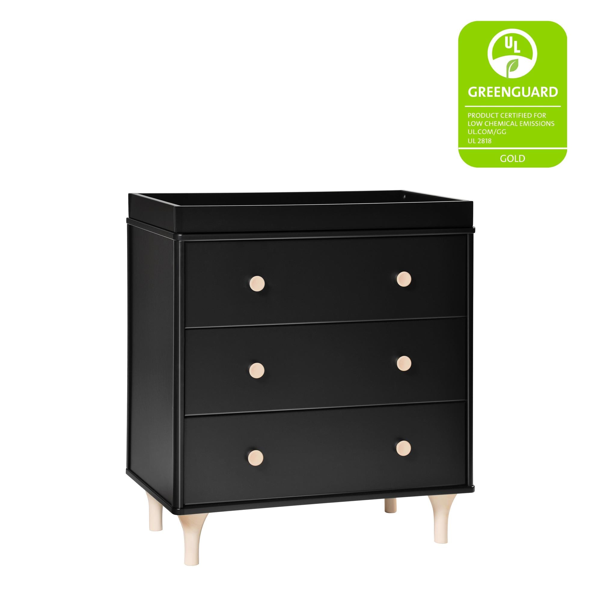 Babyletto Lolly 3-Drawer Changer Dresser with Removable Changing Tray (RTA)