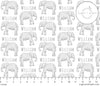 Sugar + Maple Plush Minky Fleece Personalized Blanket | Elephant