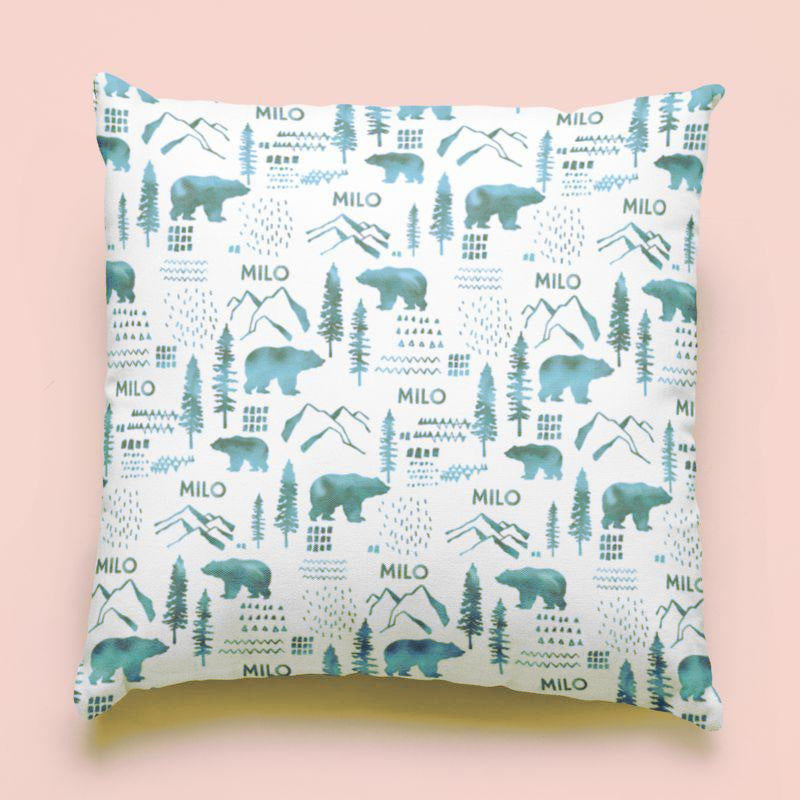 Sugar + Maple Custom Pillow | Woodland