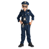 Dress Up America Police Officer Costume Set - Kids