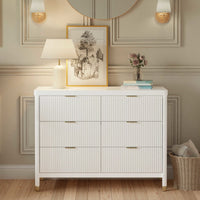 Namesake Brimsley Tambour 6-Drawer Assembled Dresser