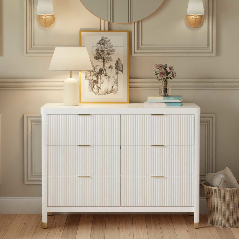 Namesake Brimsley Tambour 6-Drawer Assembled Dresser