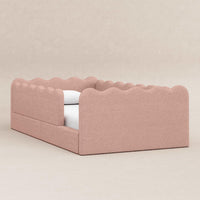 Babyletto Rizo Montessori-Inspired Twin Floor Bed with Guardrails