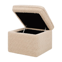 Babyletto Cali Storage Ottoman in Shearling