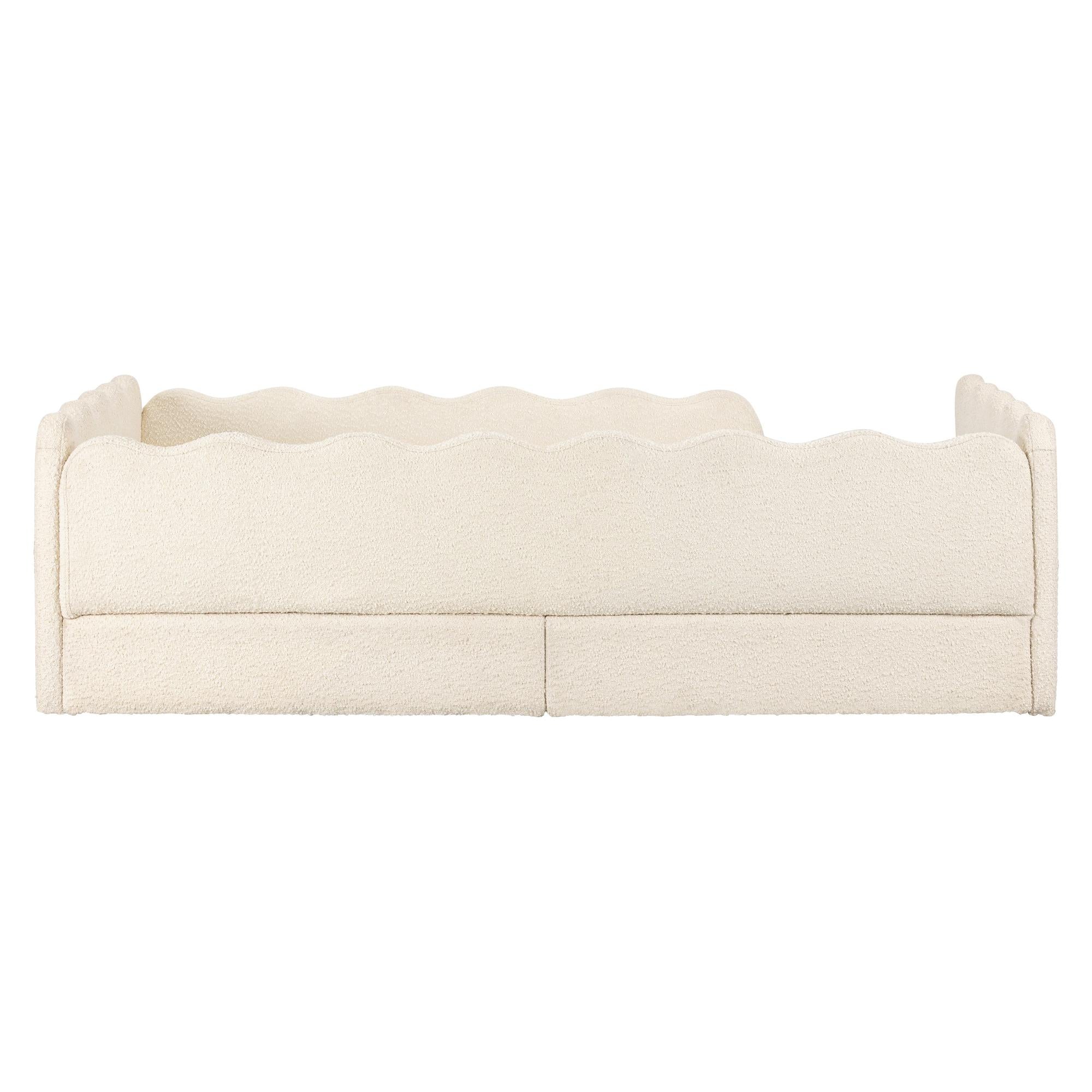 Babyletto Rizo Montessori-Inspired Twin Floor Bed with Guardrails