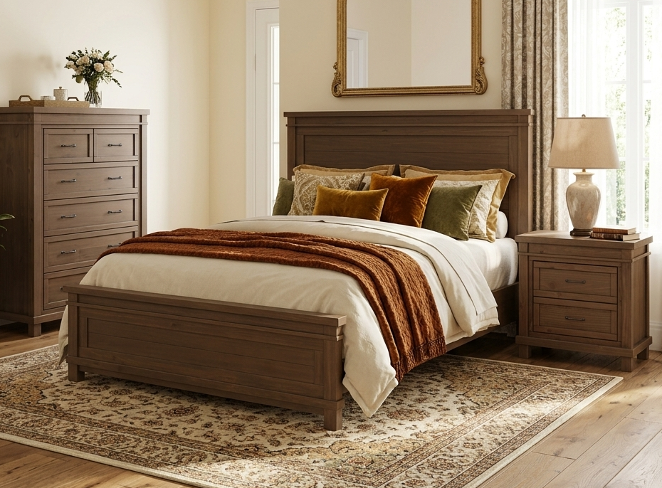 Appleseed Rowan Queen Size Bed in Sandwash