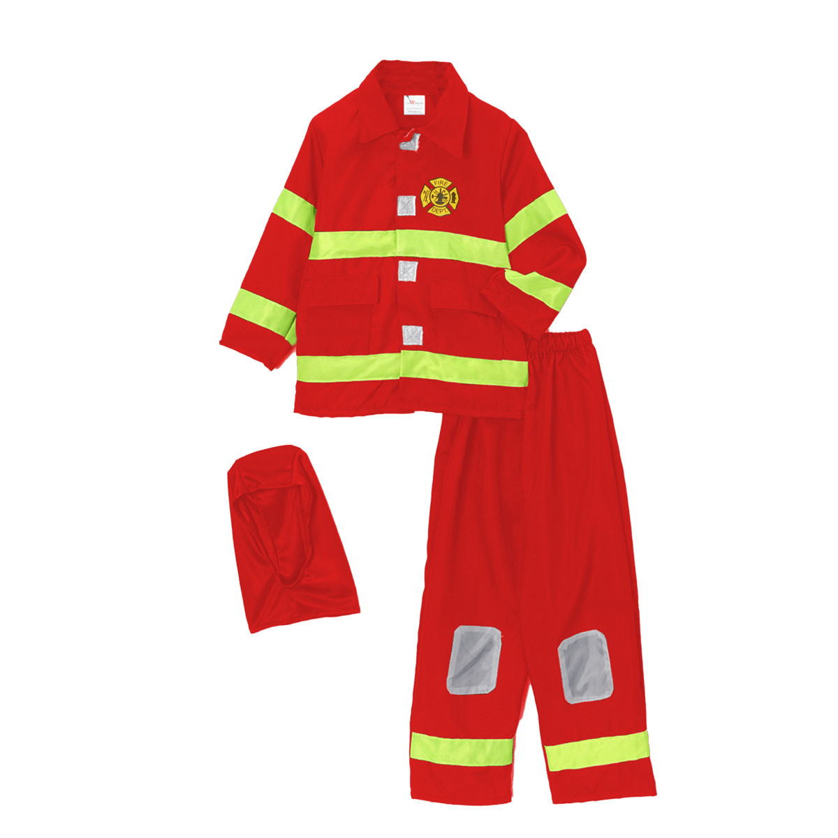 Dress Up America Red Firefighter Costume - Kids