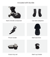 Silver Cross Reef 2 Stroller Accessory Bundle + Bassinet