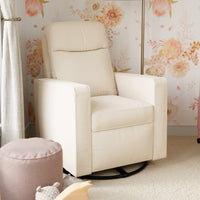 DaVinci Gabby Pillowback Swivel Glider