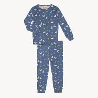 Magnetic Me Rodeo Drive Blue Modal Magnetic No Drama Pajama Kids Long Sleeve Set